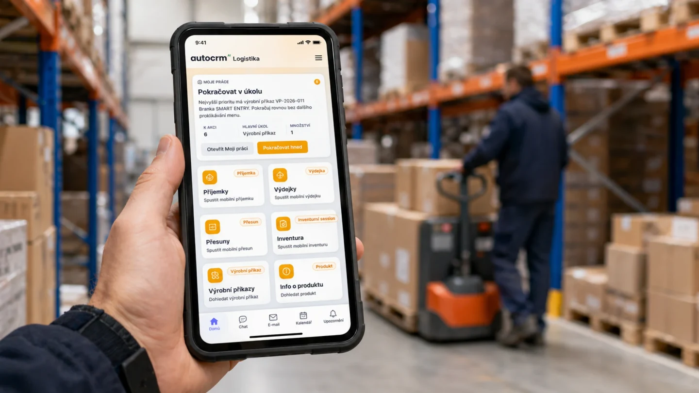 ERP systém AutoCRM prepája sklad s celou firmou