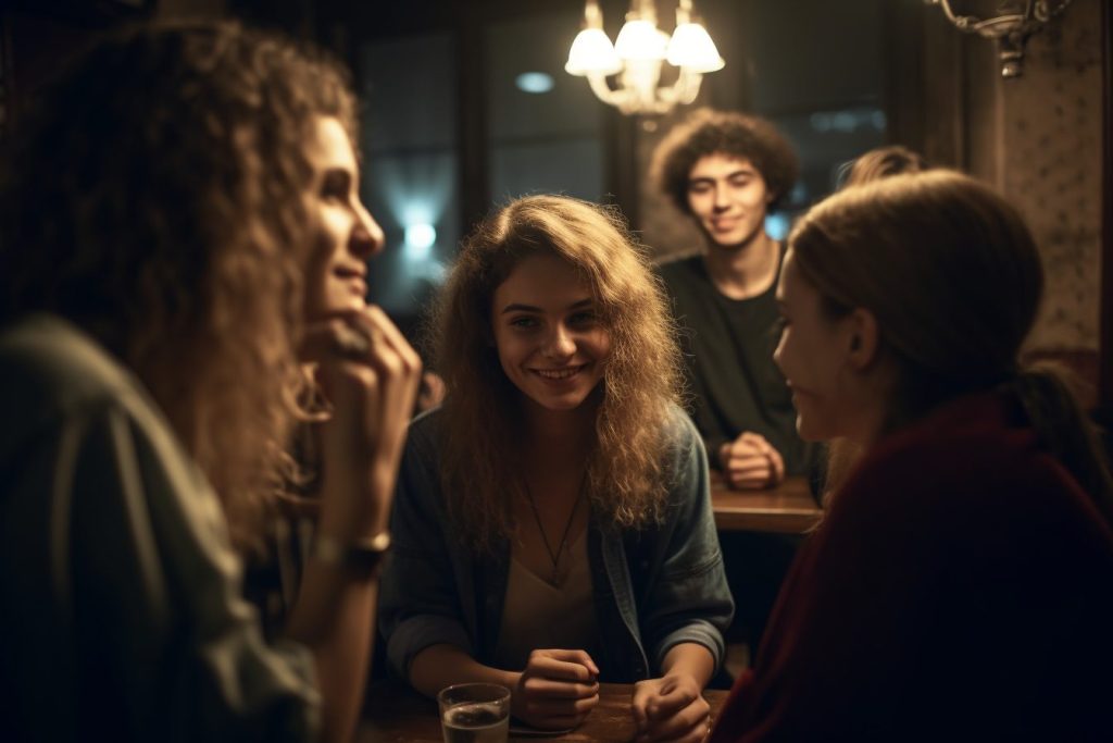 Skupina ľudí - sociálna komunikácia
