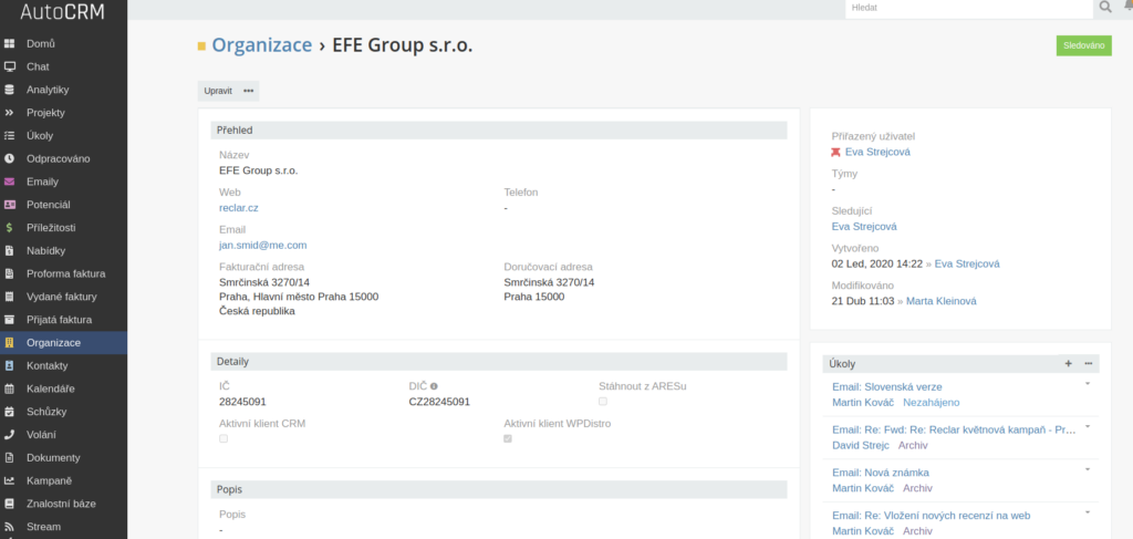 CRM systém pro firmy 1